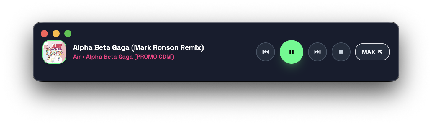 RUN MP3 Mini Player